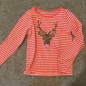 Mini Boden reindeer shirt